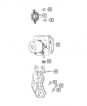 ABS АБС Dodge Grand Caravan 11-20