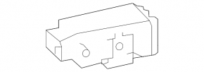 WINDSHIELD WIPER RELAY Toyota Prius 16-22