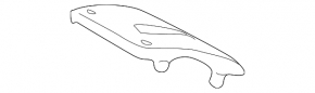 Накладка шифтера КПП Lexus RX300 98-03 без заглушки, царапины