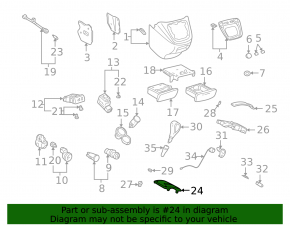 Накладка шифтера КПП Lexus RX300 98-03 без заглушки, царапины