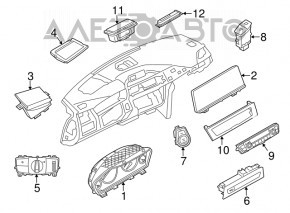Проекция на лобовое BMW 3 F30 12-18 царапины