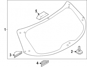 Скло дверей багажника Mazda CX-90 24-26