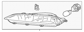 Поворотник правий Honda Pilot 16-18