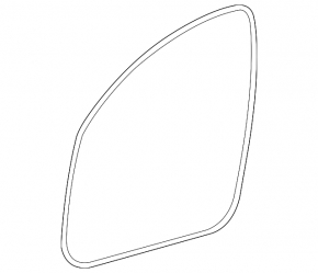 Уплотнитель дверного проема передний правый Lexus GS300 GS350 GS430 GS450h 06-11