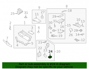 USB Hub Nissan Ariya 23-26 задний