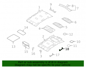 Ручка потолка задняя левая Audi Q7 4L 10-15 серая