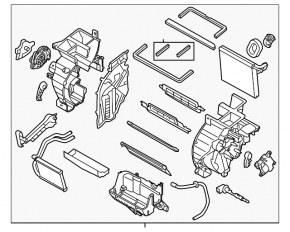 Печка в сборе Hyundai Elantra UD 11-13 manual