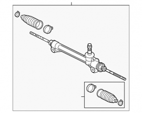 Рейка рульова Lexus RX350 RX450h 10-15