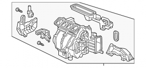Печка в сборе Honda Clarity 18-21