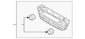 Управление климат-контролем Hyundai Sonata 18-19 auto