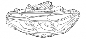 Фара передняя правая в сборе BMW 4 F32/33/36 18-20 LED