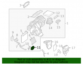 Актуатор моторчик привод печки Mercedes X164 GL W164 ML W251 R