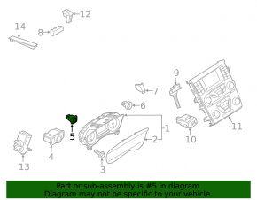 Кнопка открытия багажника Ford Fusion mk5 13-20