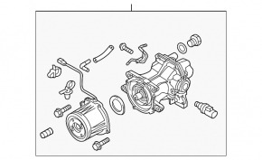Задний дифференциал редуктор Mazda CX-5 17-25