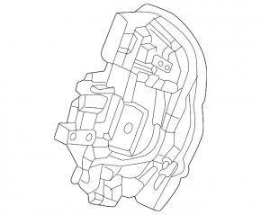 Замок двери задней правой Land Rover Range Rover Sport 23-26