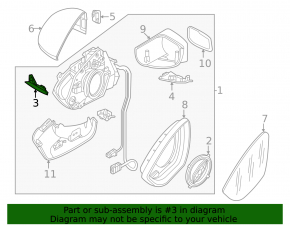 Повторитель поворота правого зеркала Volkswagen ID.4 21-26