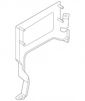 Кронштейн ECU компьютера двигателя Kia Optima 16-20