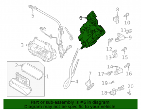 Замок двери задней левой Volkswagen ID.4 21-26