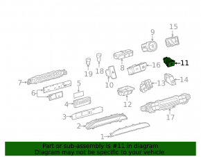 Кнопка открытия лючка бензобака Toyota Prius 50 16-22