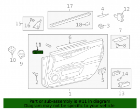 Кнопки памяти сиденья переднего левого Lexus ES300h ES350 13-18