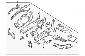 Четверть передняя левая Ford Escape MK3 13-14 дорест
