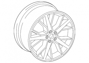 Диск колесный R22 x 10J ET21 Audi Q8 19-23 CX2 стиль