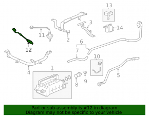 Лямбда-зонд второй Honda CRV 12-13 2.4