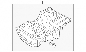 Поддон масляный Ford Focus mk3 11-18 2.0