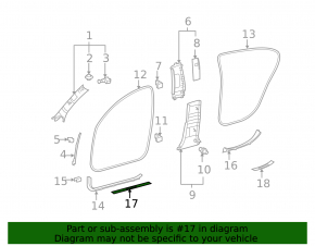 Накладка порога наружная передняя левая Lexus GS300 GS350 GS430 GS450h 06-11 хром