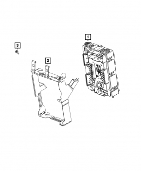 Кронштейн Body Control Module Jeep Compass 17-26