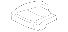 Водительское сидение VW CC 08-17 с airbag, электро, кожа черная с бежевыми вставками, перфорация, подогрев, треснула накладка