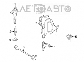 Блок ECU компьютер двигателя Mazda CX-7 06-09