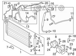 Компрессор кондиционера Nissan Leaf 11-13