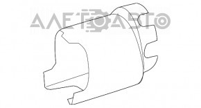 Оздоблення рульової колонки Mercedes W164 ML беж