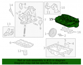 Коллектор впускной Acura MDX 14-20
