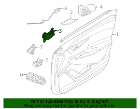 Ручка двери внутренняя передняя правая Kia EV6 22-26