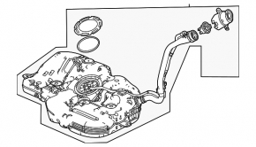 Топливный бак Honda Civic XI FE/FL 22-26 1.5T, 2.0