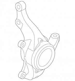 Цапфа передняя правая Kia Forte 4d 14-18