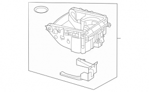 Бокс кишеня центральної консолі з підсклянниками Mercedes W167 GLE 350450 20-26