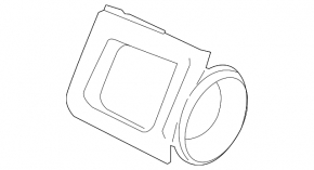 Корпус печки голый Ford Escape MK3 17-19 рест