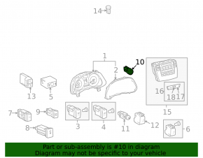 Кнопка зажигания Start-Stop Lexus GS300 GS350 GS430 06-11