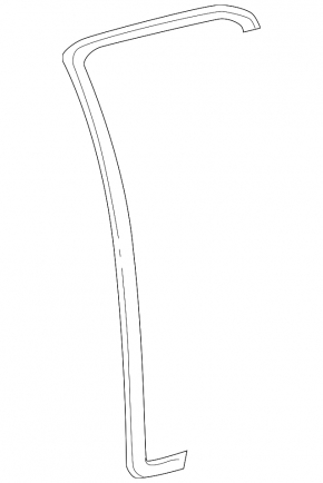 Уплотнитель дверного проема задний правый серый Lexus RX300 98-03