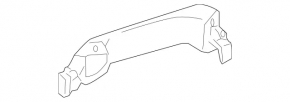 Ручка двери внешняя передняя левая Mercedes W164 ML