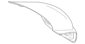 Крышка багажника Mercedes C-class W205 15-21