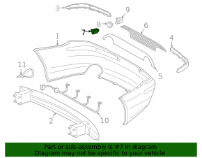 Парктроник передний Mercedes X164 GL W164 ML W251 R без кольца