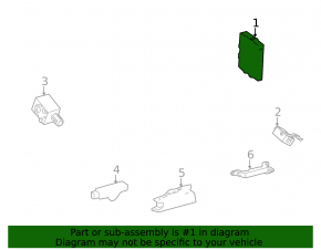 COMPUTER ASSY, SMART KEY Lexus CT200h 11-15