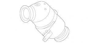 Каталізатор Mercedes W167 GLE 350 20-23 2.0T