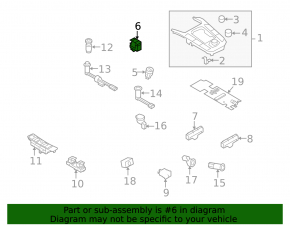 Кнопка Parking Audi A5 10-16