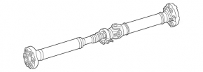 Карданный вал кардан задний Mercedes W213 E 300/350 17-23 RWD, без муфт