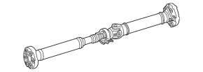 Карданный вал кардан задний Mercedes W213 E 300/350 17-23 RWD, без муфт